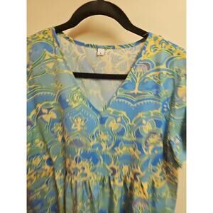 Boho Style Vibrant Womens Summer dress Size Large